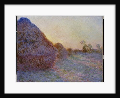 Haystacks by Claude Monet