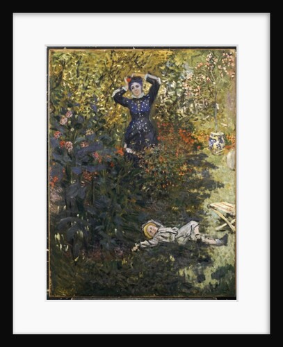 Camille and Jean in the Garden at Argenteuil by Claude Monet