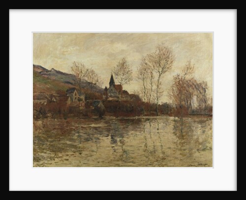 The Flood at Giverny, c.1886 by Claude Monet