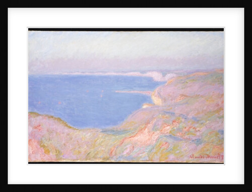 On the Cliffs near Dieppe, Sunset, 1897 by Claude Monet