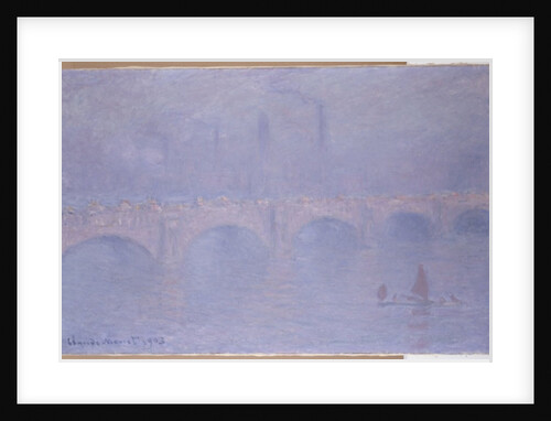 Waterloo Bridge, Hazy Sunshine by Claude Monet