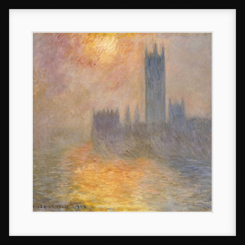 The Houses of Parliament, Sunset, 1904 by Claude Monet
