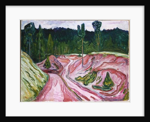 The Thuringian Forest, c.1904 by Edvard Munch
