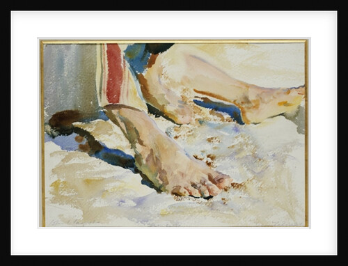 Feet of an Arab, Tiberias by John Singer Sargent
