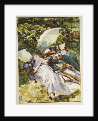 The Green Parasol, c.1910 by John Singer Sargent