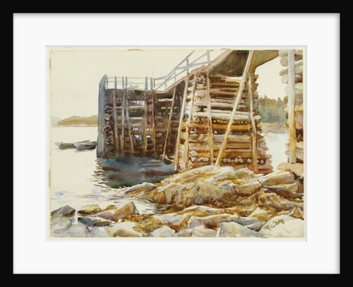 Wharf at Ironbound, 1922 by John Singer Sargent