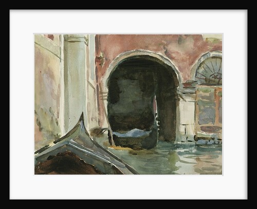 Venetian Canal by John Singer Sargent