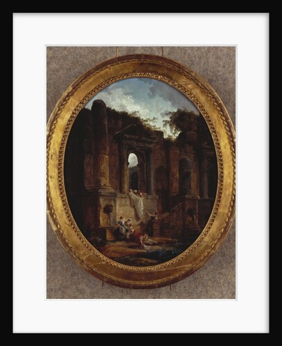 Landscape with Ruins by Hubert Robert