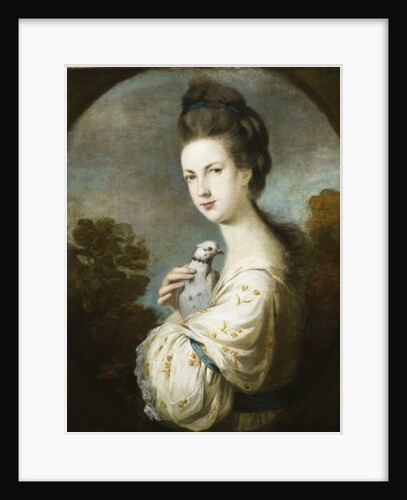 Portrait of Miss Juliet Langton standing, half length, 1764 by Joshua Reynolds