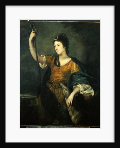 Portrait of Lady Anne Dawson, three-quarter length, as Diana, 1753-54 by Joshua Reynolds
