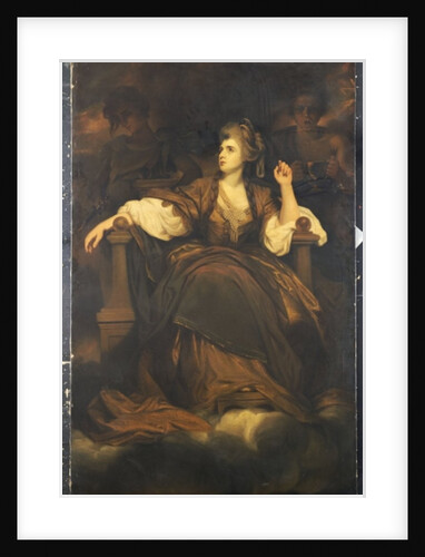 Mrs. Siddons as 'The Tragic Muse' by Joshua (studio of) Reynolds