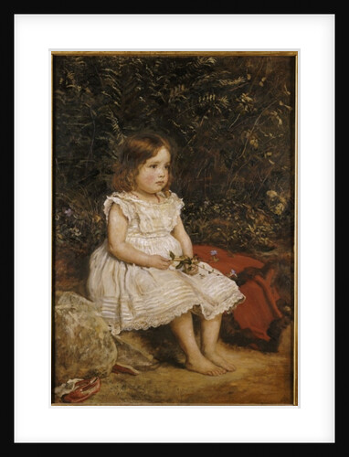 Portrait of Eveline Lees as a child, 1875 by John Everett Millais