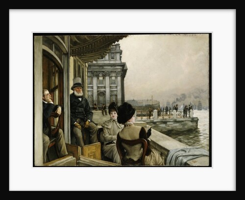 The Terrace of the Trafalgar Tavern, Greenwich, c.1878 by James Jacques Joseph Tissot