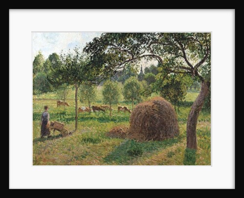 Dusk at Eragny, 1896 by Camille Pissarro