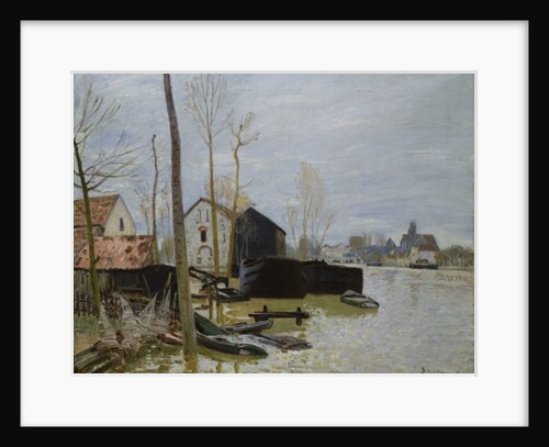 The Floods at Moret, 1889 by Alfred Sisley