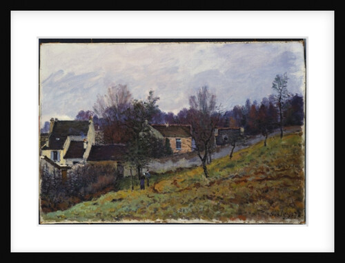 Autumn in Louveciennes, 1873 by Alfred Sisley