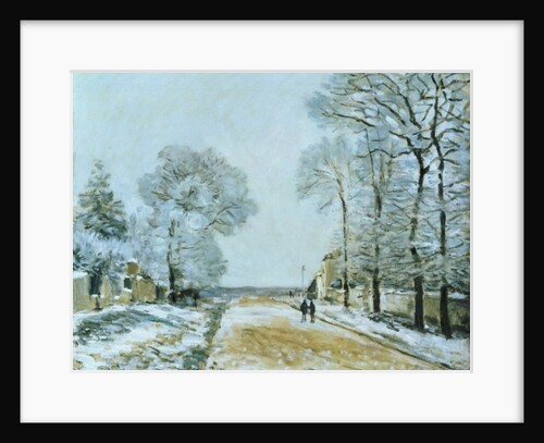 The Road, Snow Effect, 1876 by Alfred Sisley