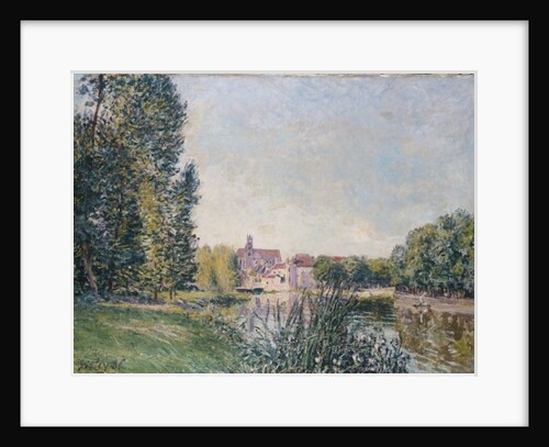 The Loing and the Church at Moret, 1886 by Alfred Sisley