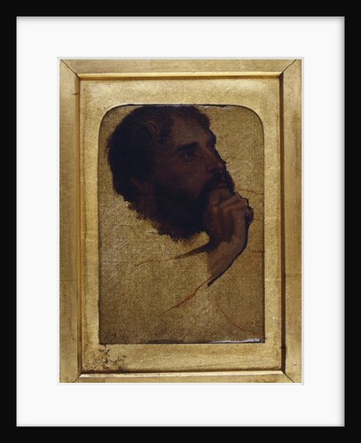 Study of an old man's head for 'Jesus Among the Doctors' by Jean Auguste Dominique Ingres