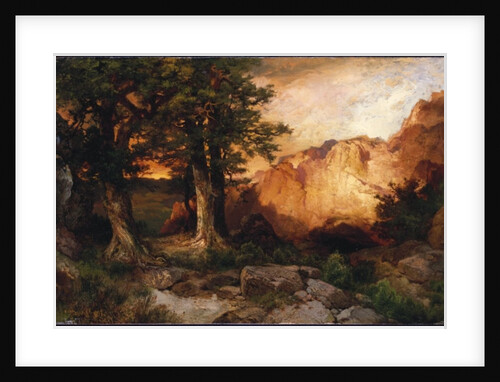 Western Sunset, 1897 by Thomas Moran