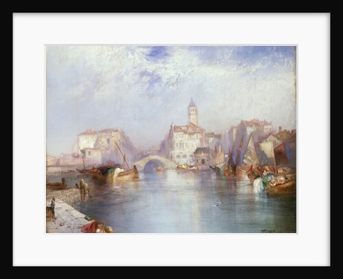 Venetian Canal, 1896 by Thomas Moran