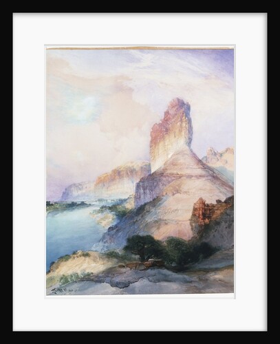 Castle Butte, Green River, Wyoming, 1900 by Thomas Moran