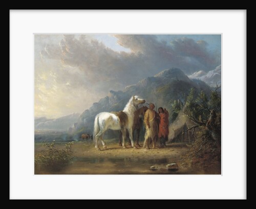 Sioux Camp by Alfred Jacob Miller