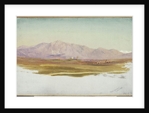 Monte Guinaro, Sabine Mountains, 1869 by Frederic Edwin Church