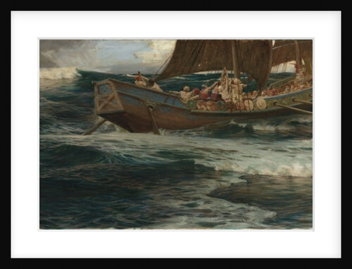 Wrath of the Sea God by Herbert James Draper