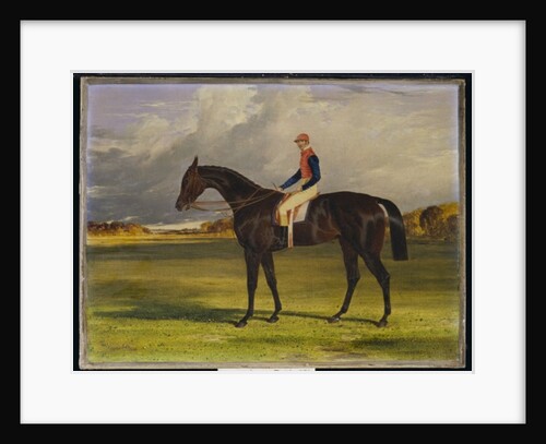 The Earl of Chesterfield's Filly 'Industry', with W. Scott Up, in a Landscape, 1838 by John Frederick Herring Snr