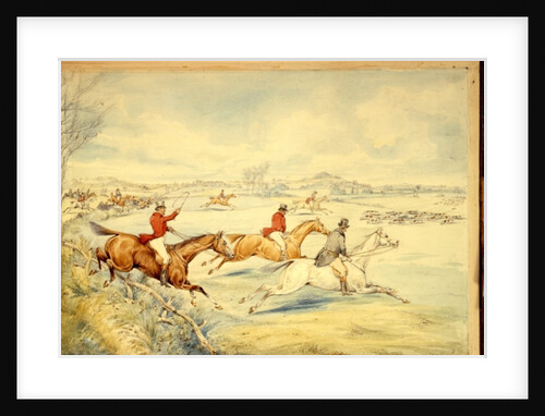 Hunting Scenes: Full Cry by Henry Thomas Alken