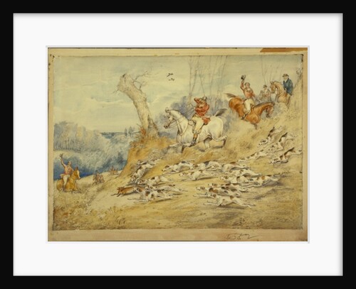Hunting Scenes: The Kill by Henry Thomas Alken