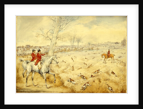 Hunting Scenes: Over the Hedge by Henry Thomas Alken