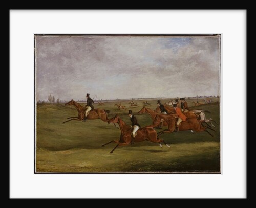The Grand Leicestershire Steeplechase, March 12th, 1829: Going the Pace by Henry Thomas Alken