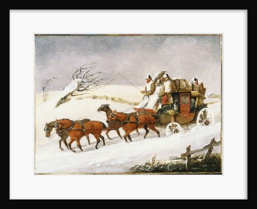 The Dover to London Coach: In Winter by Henry Thomas Alken