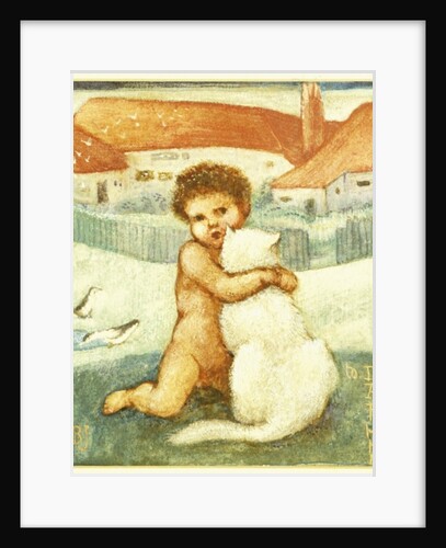 A Loving Hug by Edward Coley Burne-Jones