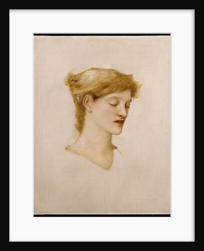 The Head of a Woman by Edward Coley Burne-Jones