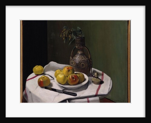 Apples and a Moroccan Vase, 1914 by Felix Edouard Vallotton