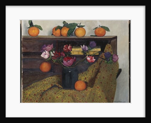 Anemones and Oranges, 1924 by Felix Edouard Vallotton
