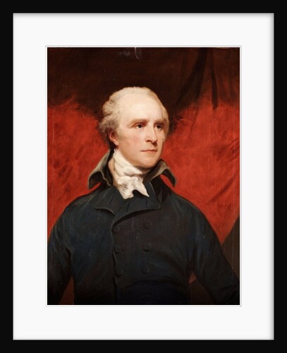 Portrait of the Rt. Hon. Thomas Grenville, M.P., half-length, in a grey coat and a white cravat by John Hoppner