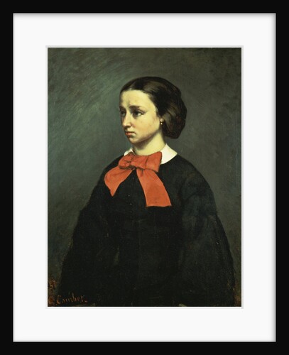Portrait of Mlle. Jacquet, 1857 by Gustave Courbet