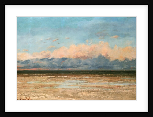 The Sea at Palavas, 1870 by Gustave Courbet