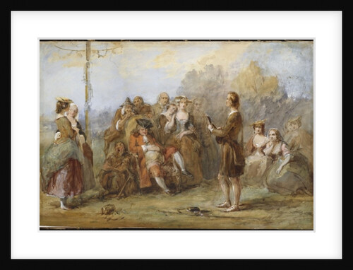 The Minstrel, 1840s by William Powell Frith