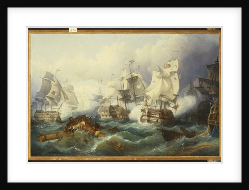 The Battle of Trafalgar by Philip James de Loutherbourg