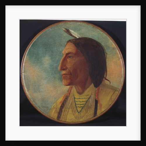 Portrait of Chief Wolf Robe, 1892 by Charles Marion Russell