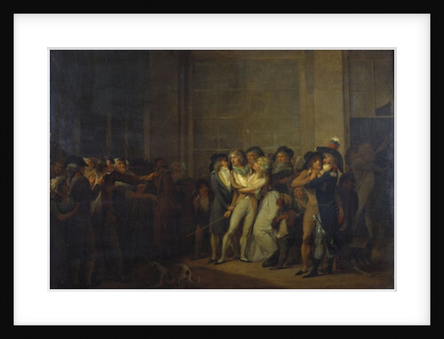 The Arrest of the Singer, Garat by Louis Leopold Boilly