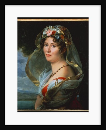 Portrait of Constance Ossolinska Lubienska by Francois Pascal Simon Baron Gerard