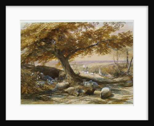 Sheep in the Shade, c.1851 by Samuel Palmer