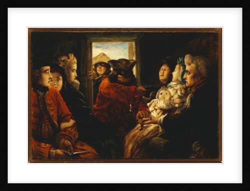 Travelling Past 1760, 'Your Money or Your Life', 1861 by Thomas Musgrave Joy