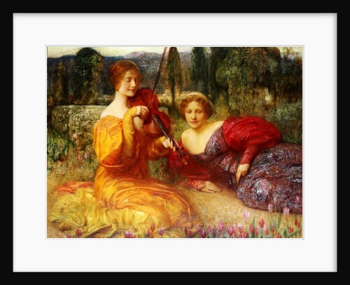 Musicienne du Silence, 1900 by Arthur Hacker